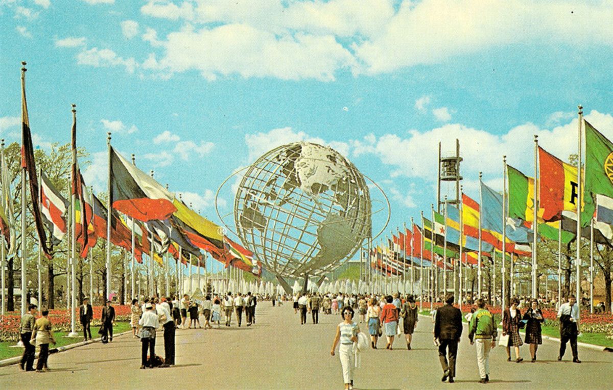 New York World's Fair — Unisphere & Flag Display
